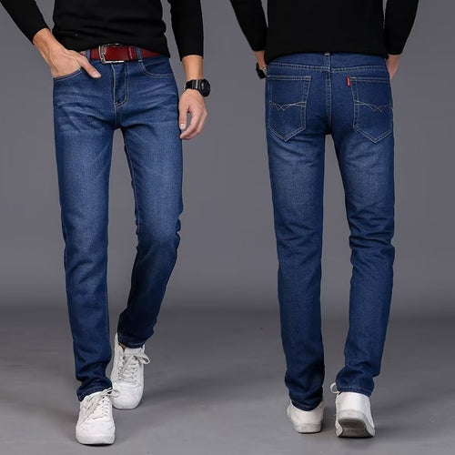 Herren Premium Slim Fit Jeans mit Elasthananteil Drune