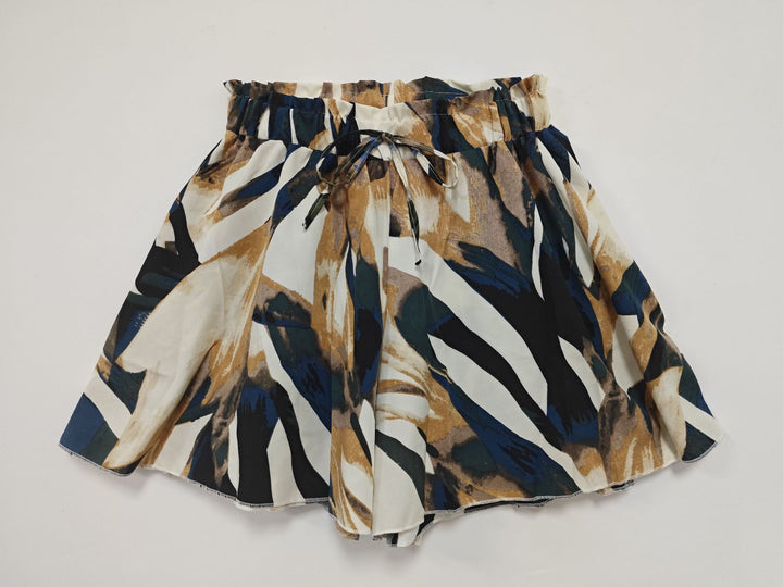 Damen Shorts mit floralem Muster und elastischem Bund Drune