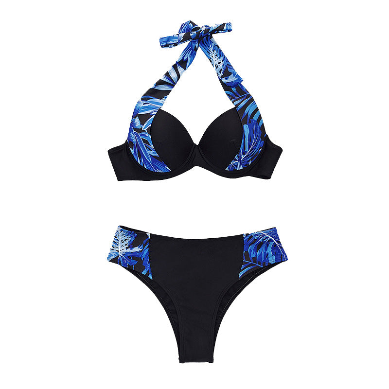 Damen Hochtaillierter Bikini mit gepolstertem Oberteil Drune