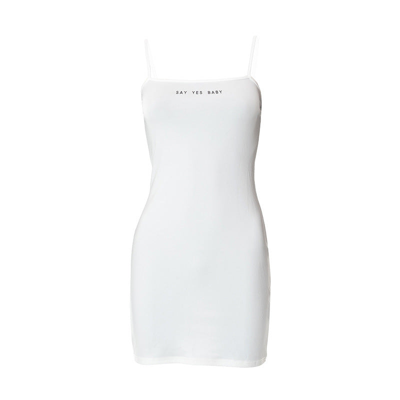 Damen lässiges Minikleid mit raffinierten Rippdetails und verstellbaren Spaghettiträgern Drune
