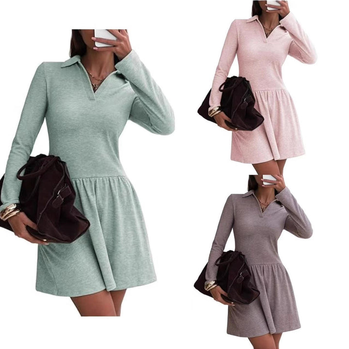 Damen Sportliches Polo-Kleid Drune