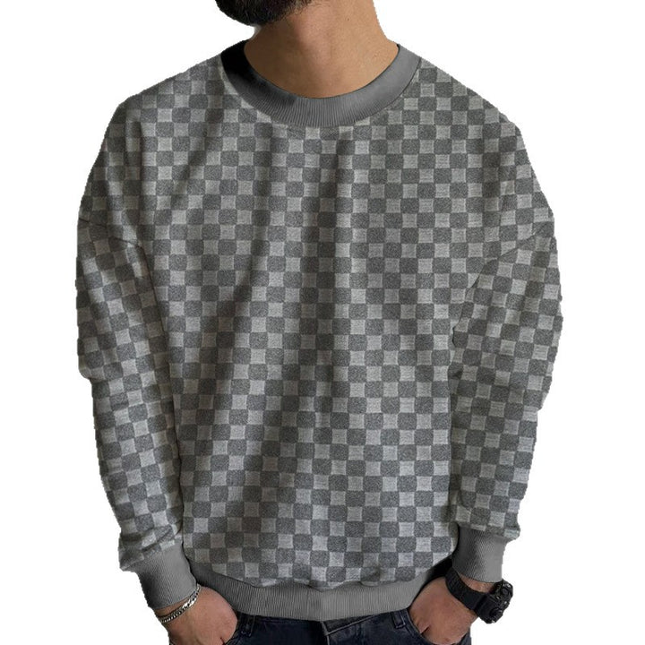Herren modisches Sweatshirt mit strukturiertem Obermaterial und lässigem Schnitt Drune