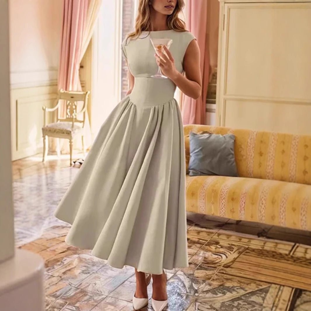 Damen Langarm Kleid mit figurumspielendem Schnitt Drune