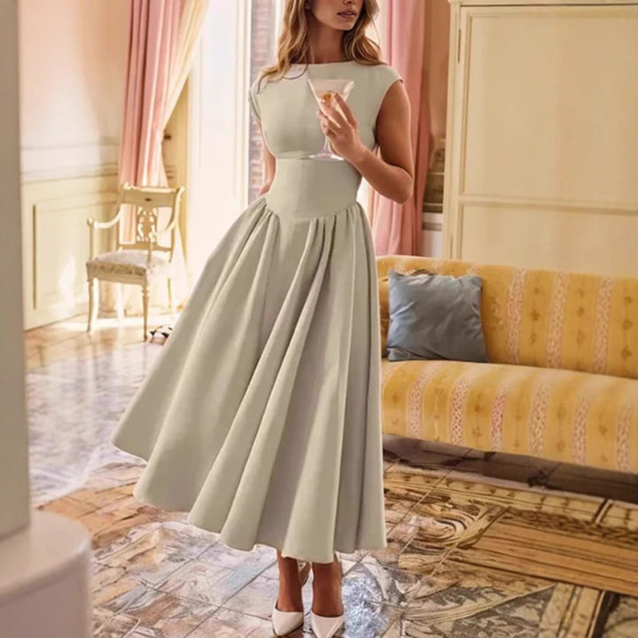 Damen Langarm Kleid mit figurumspielendem Schnitt Drune