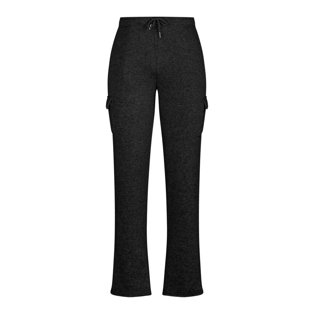 Damen nan weiche Cargo-Jogginghose mit Kordelzug und Seitentaschen Drune