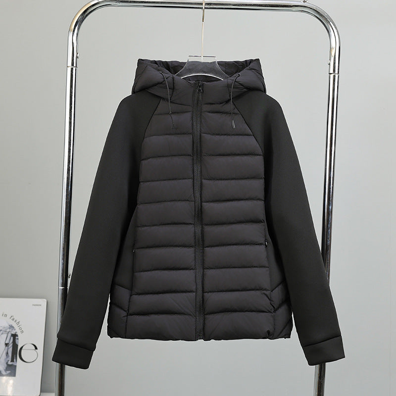 Damen Isolierte Steppjacke mit Kapuze und sportlichem Schnitt Drune