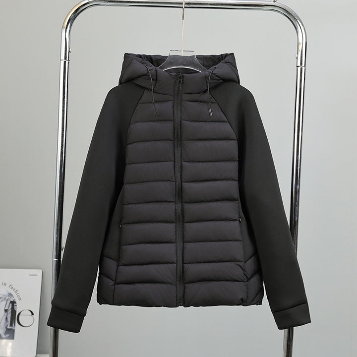 Damen Isolierte Steppjacke mit Kapuze und sportlichem Schnitt Drune