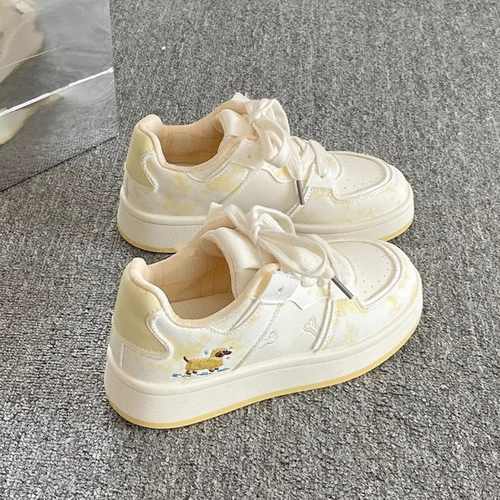 Damen Modische Sneakers mit verspieltem Tierdesign und komfortabler Sohle Drune