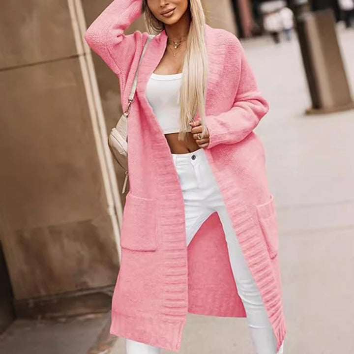 Damen Strickcardigan mit tiefen Taschen und lässigem Schnitt Drune