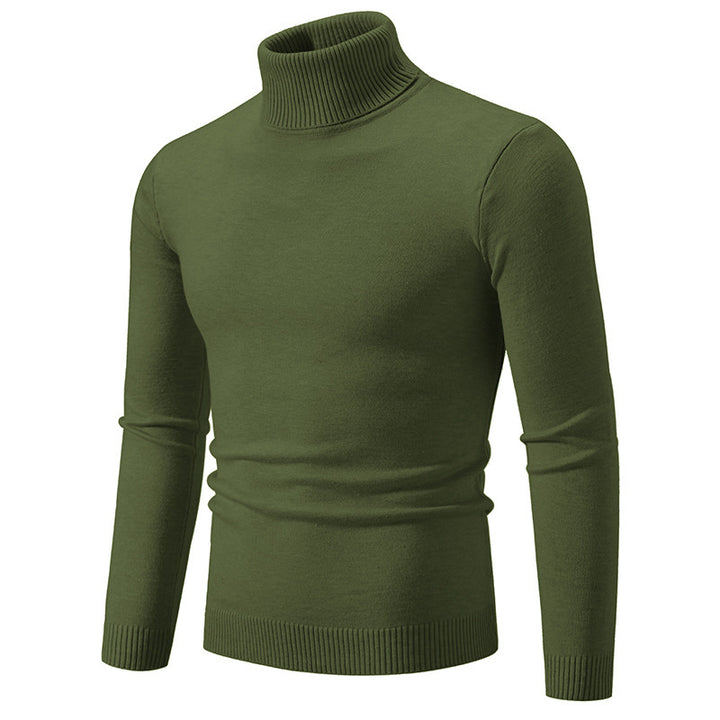 Herren schicker Rollkragenpullover aus hochwertiger Baumwolle Drune