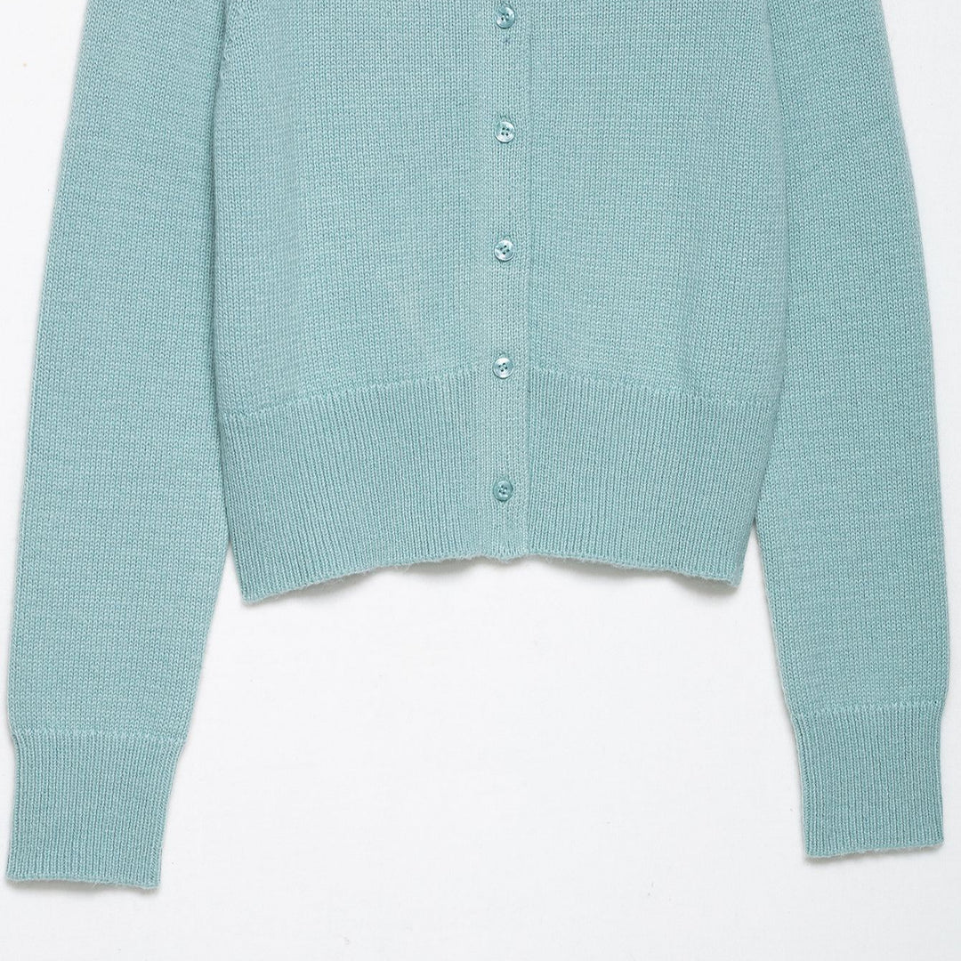 Damen Feinstrick-Cardigan mit Rundhalsausschnitt Drune