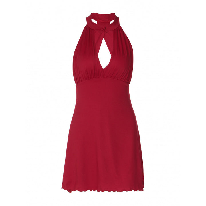Damen Neckholder Sommerkleid Drune