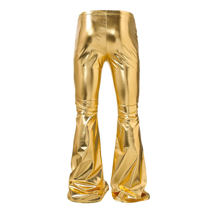 Damen Glänzende Bootcut-Hose aus hochwertigem Stretchmaterial Drune