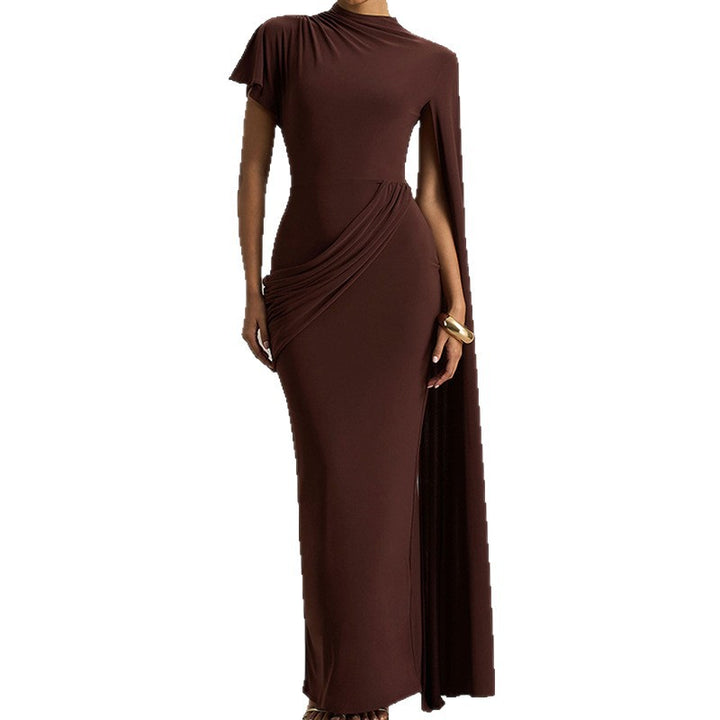 Damen Elegantes Kleid mit einzigartigem Drapierungsdesign Drune