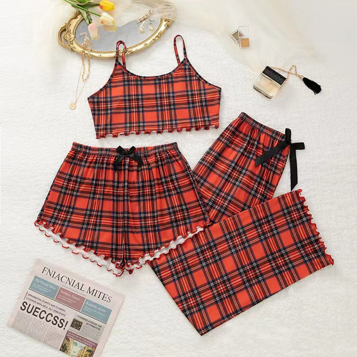 Damen Schlafanzug Set Drune