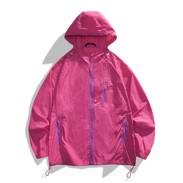 Herren leichtgewichtige Windjacke mit praktischen Taschen und atmungsaktiven Eigenschaften Drune
