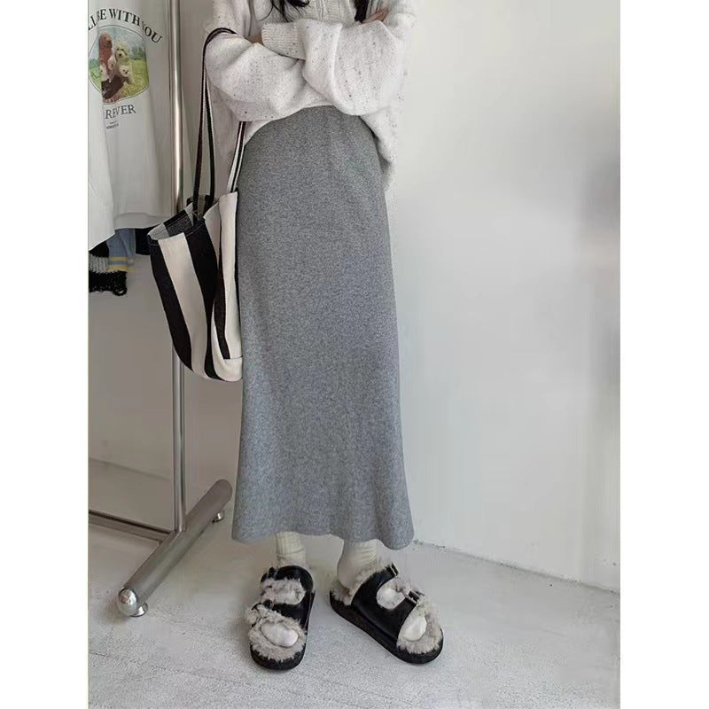 Damen Maxi-Rock aus weichem Material mit eleganter Passform Drune