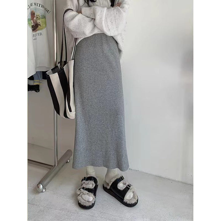 Damen Maxi-Rock aus weichem Material mit eleganter Passform Drune