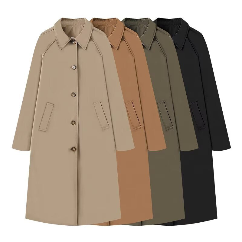 Damen elegante Übergangsjacke mit praktischen Taschen Drune