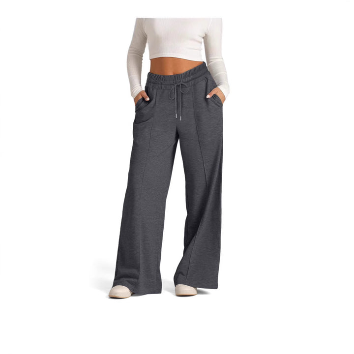 Damen Sweatpants mit weitem Schnitt und praktischen Taschen Drune