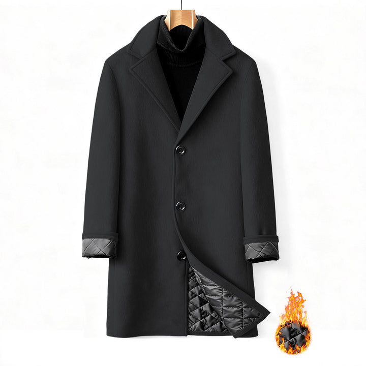 Herren eleganter und stilvoller Übercoat Drune