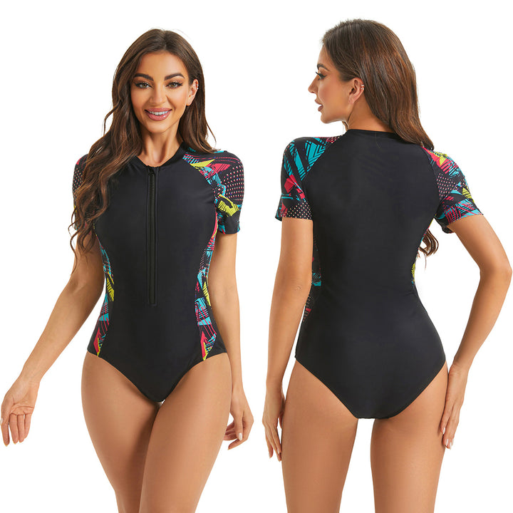 Drune | Damen Sportlicher Surfanzug mit hohem UV-Schutz und stylischem Muster