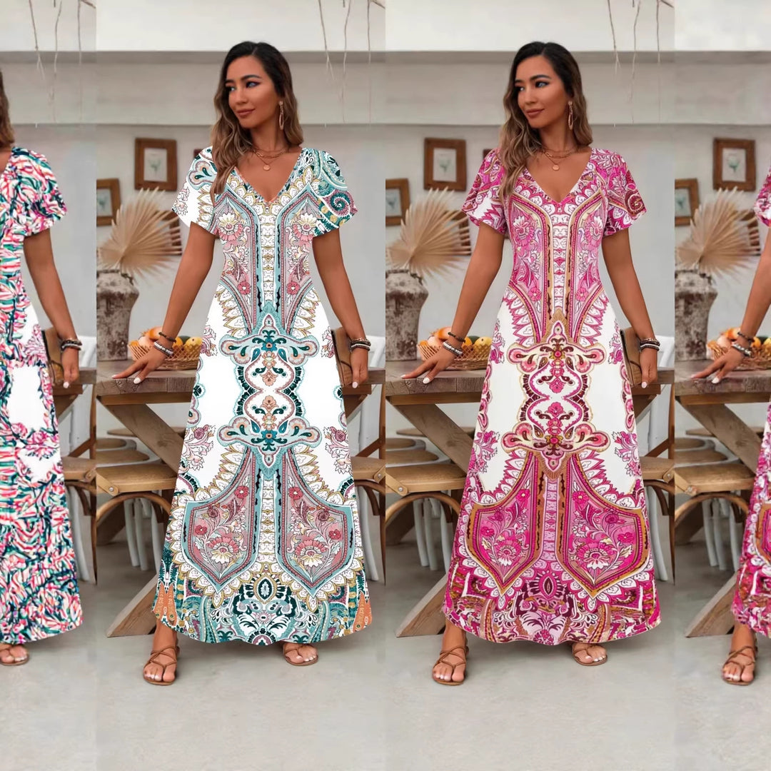 Damen Maxikleid Drune