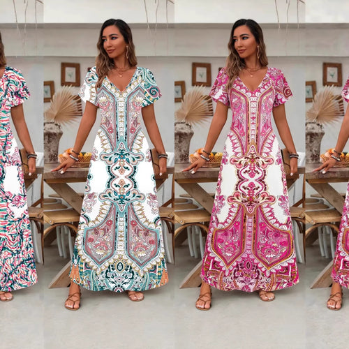 Damen Maxikleid Drune