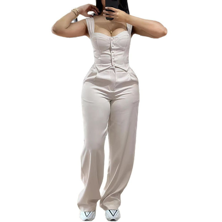 Damen Elegantes und figurbetontes Jumpsuit Drune