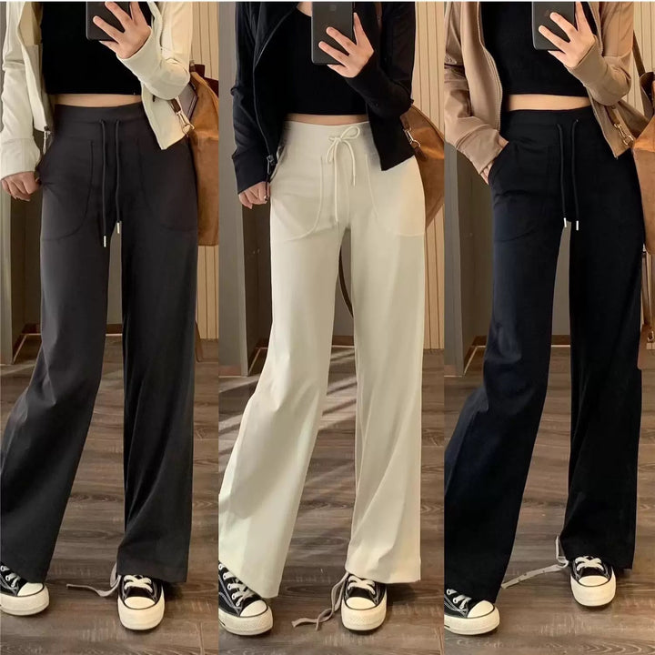 Damen elegante Weite Lounge-Hose Drune