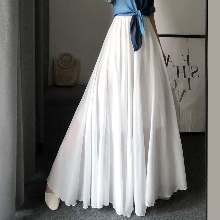 Damen Maxi-Rock mit elastischem Bund und weichem Stoff Drune
