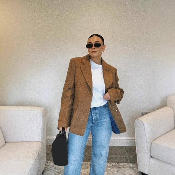 Damen Oversized Blazerjacke im modernen Schnitt Drune