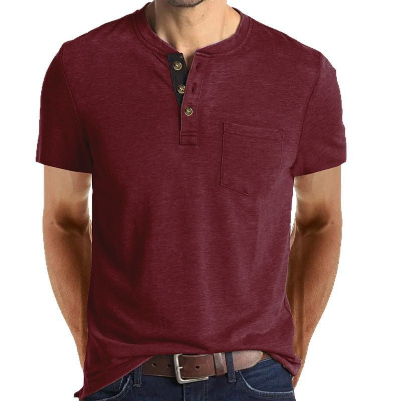 Stylisches Herren Henley-Shirt Drune