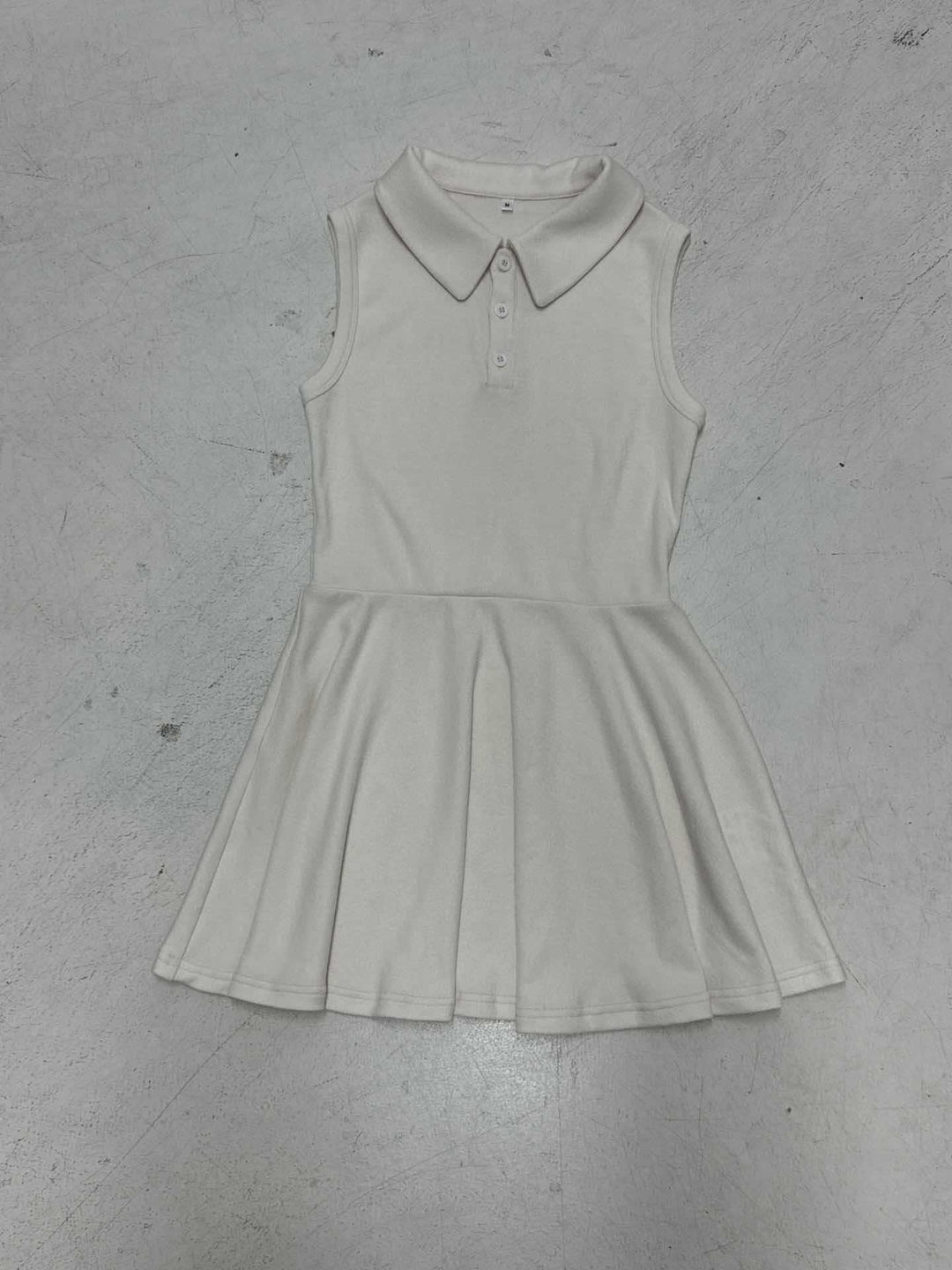 Damen Polo-Kleid mit elegantem Kragen und fließendem Rock Drune