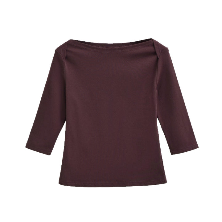 Damen Langarmshirt mit lässigem Schnitt und modernen Details Drune