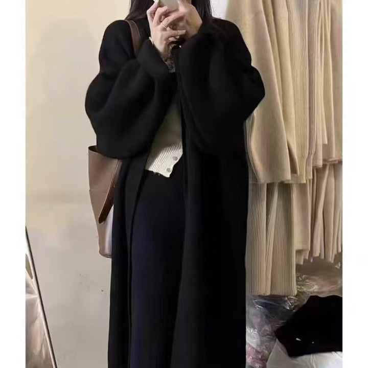 Damen Elegante und warme Oversized-Strickjacke Drune