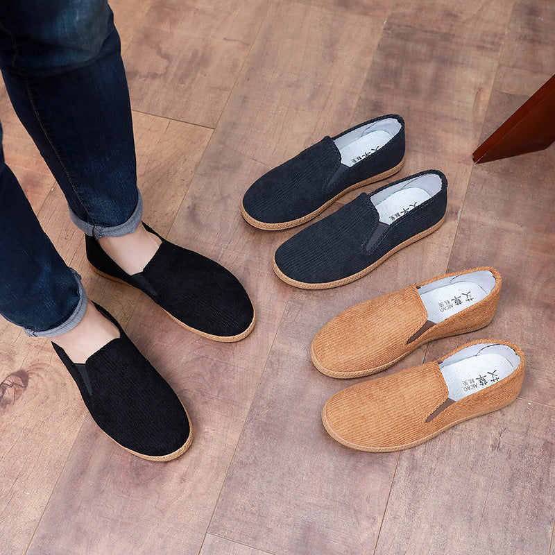 Damen Bequeme und weiche Slip-On Schuhe aus hochwertigem Material Drune
