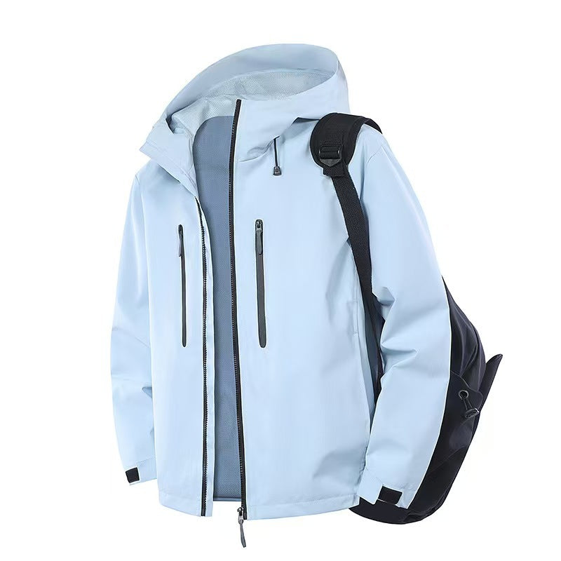 Damen Funktionsjacke mit wasserabweisendem Material und praktischen Reißverschlusstaschen Drune