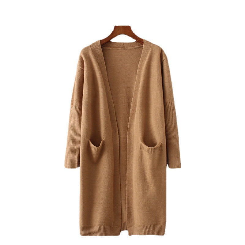 Damen Grobstrick-Cardigan mit praktischen Taschen und lässigem Schnitt Drune