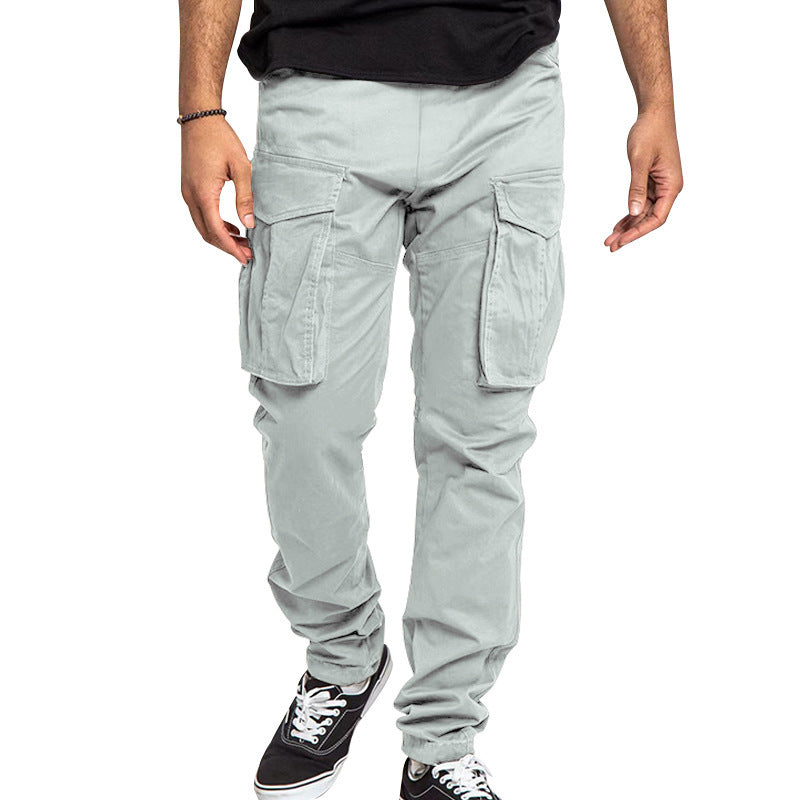 Herren Multifunktionale Cargo-Hose mit elastischem Bund und großzügigen Taschen Drune