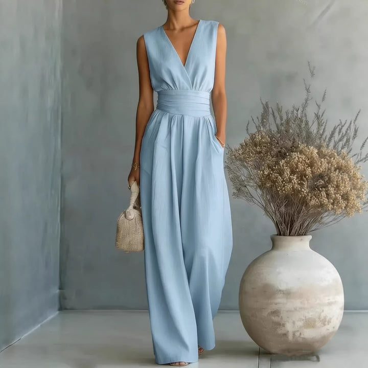 Drune | Eleganter Ärmelloser Jumpsuit Mit Schmeichelhafter Passform
