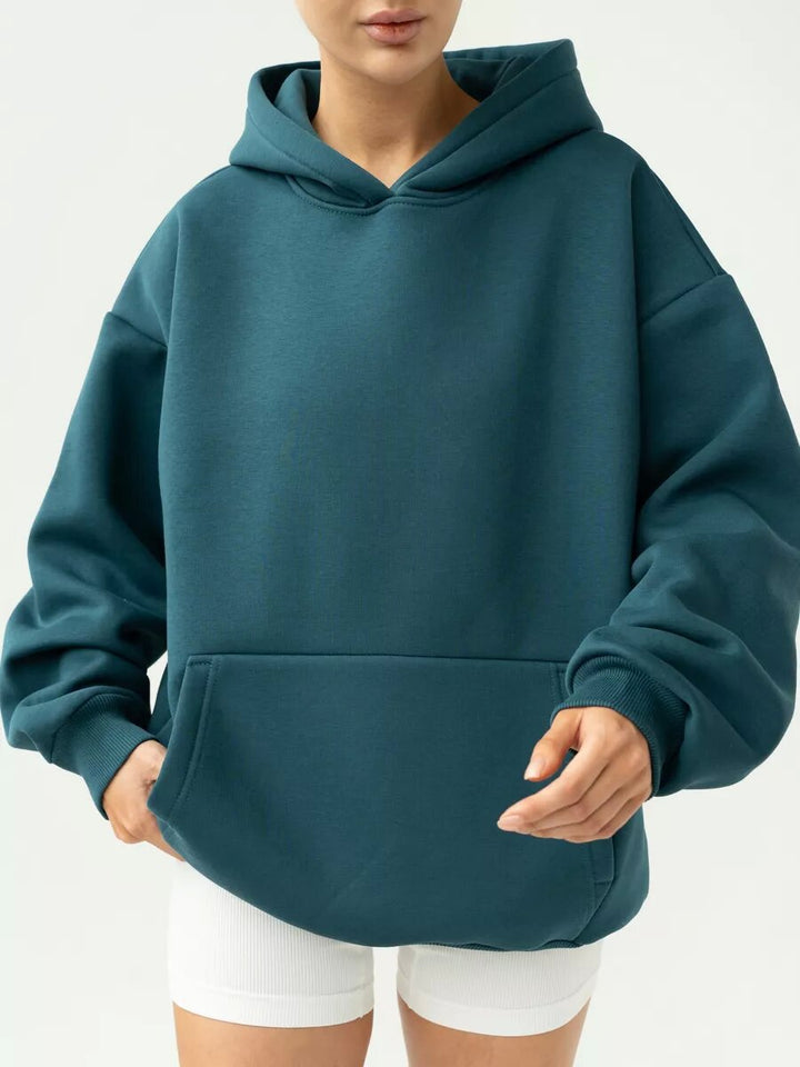 Damen Oversized Kapuzenpullover Drune