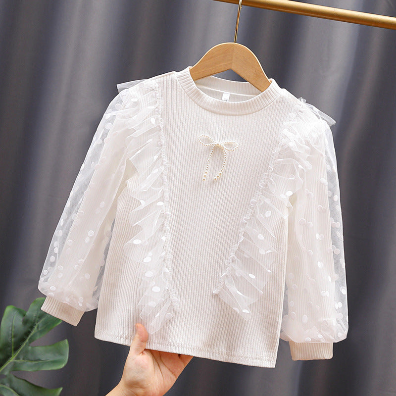 Damen Modischer Pullover mit voluminösen Ärmeln Drune