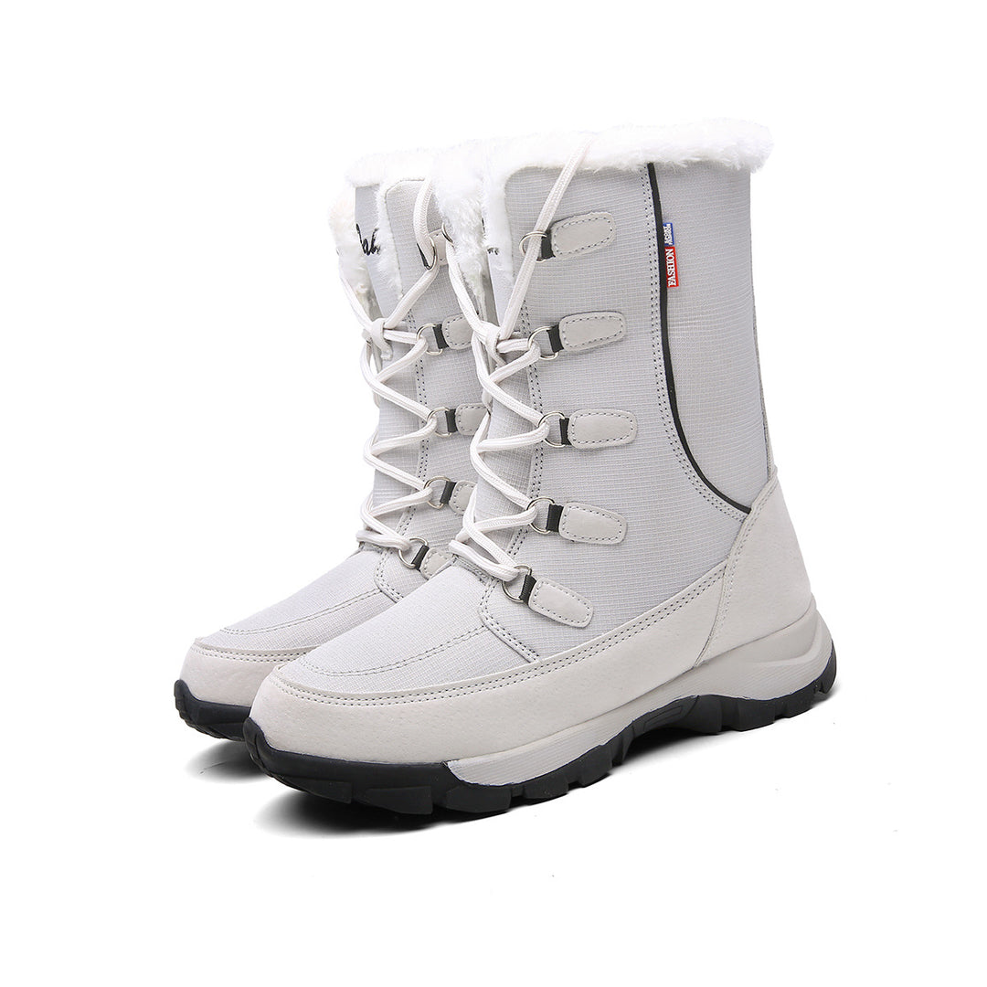 Damen Winterstiefel mit wärmeisolierendem Innenfutter und rutschfester Sohle Drune