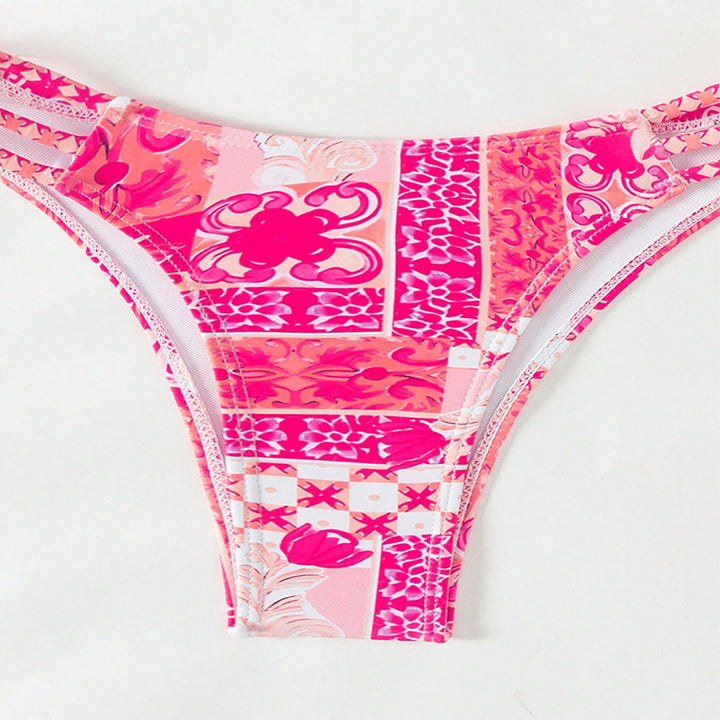 Damen Zweiteiliges Bikini-Set mit modischem Design Drune