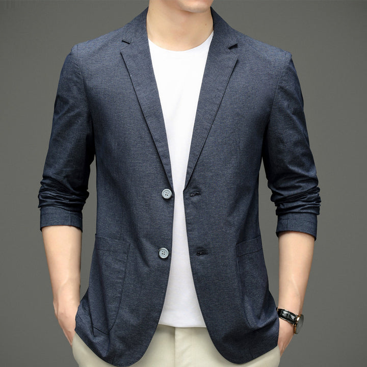 Herren legerer Blazer mit modernem Schnitt und praktischen Taschen Drune