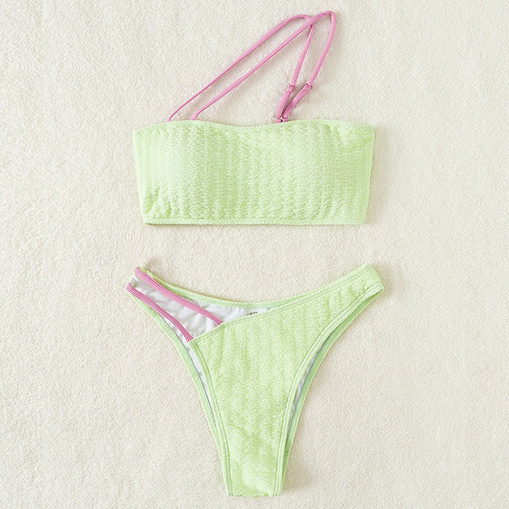 Damen Bikini-Set mit verspieltem Wickeldesign und elastischen Details Drune