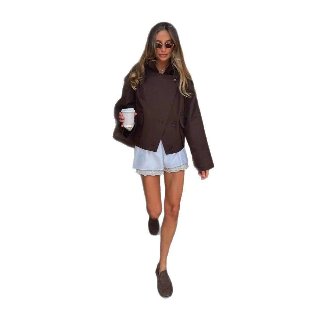 Damen Oversized Übergangsjacke Drune