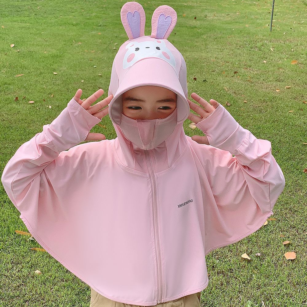 Damen UV-Schutzjacke mit Kapuze und leichtem Baumwollmaterial Drune