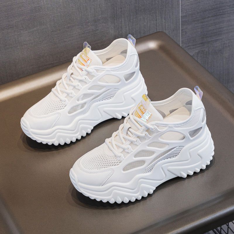 Damen Sportliche Sneakers mit atmungsaktiver Mesh-Oberfläche und stabiler Gummisohle Drune